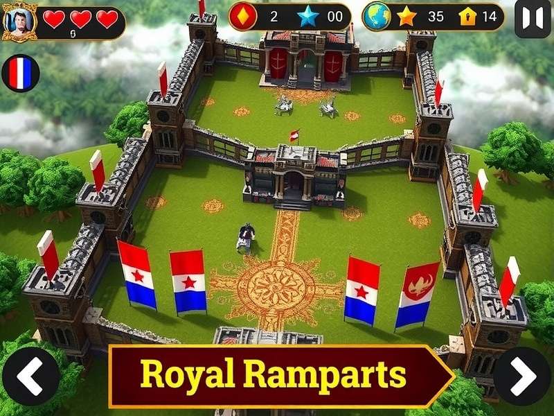 Royal Ramparts Game Screenshot